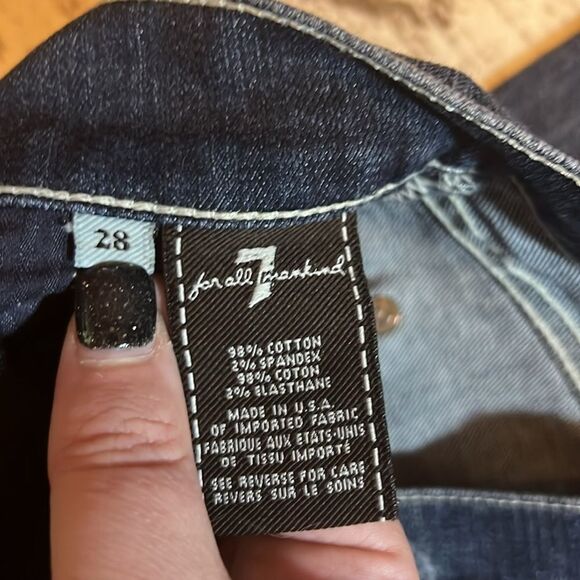 7ForAllMankind Roxanne Cutoff Ankle Jeans - Picture 3 of 6